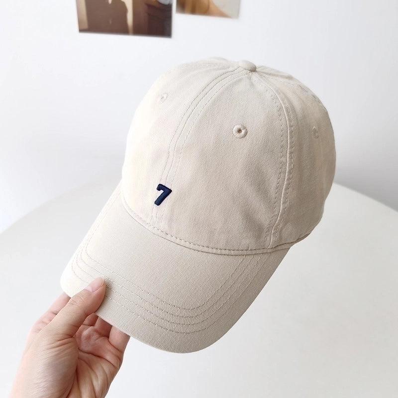 Unisex Classic Style Solid Color Curved Eaves Baseball Cap