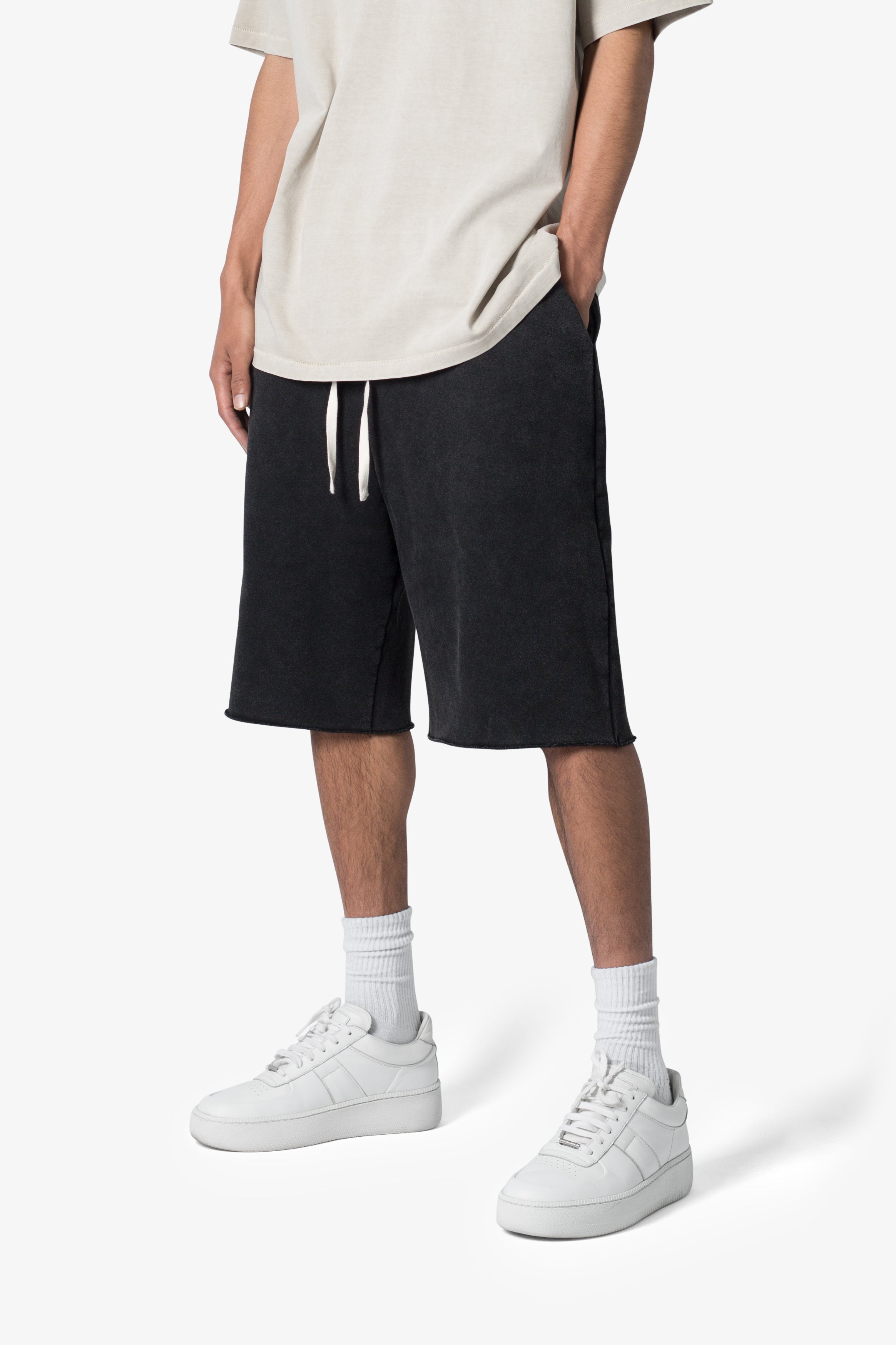 Ultra Baggy Sweatshorts - Washed Black