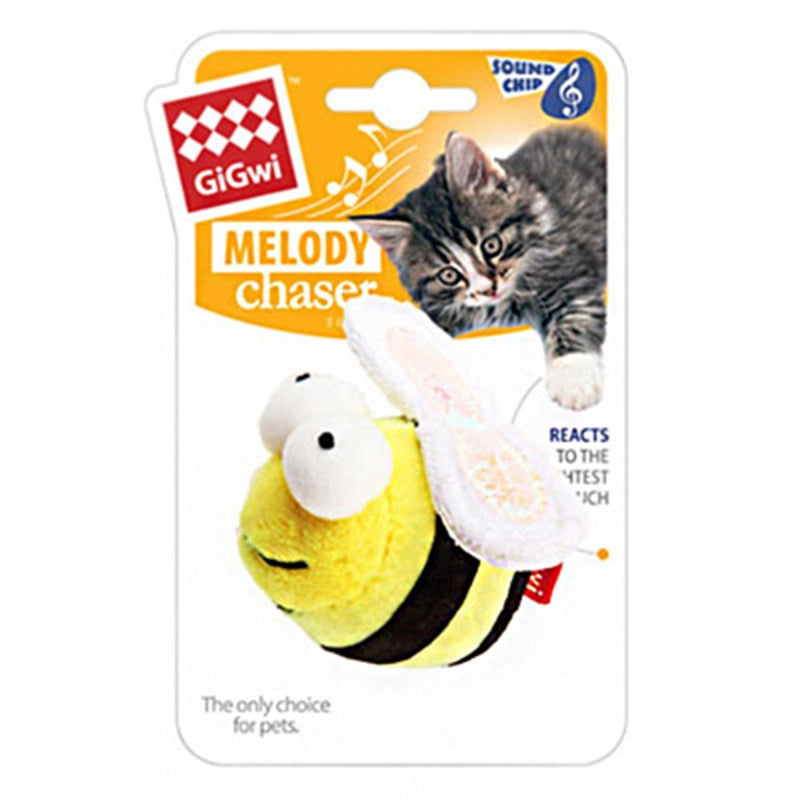 Cat Toys Dazzling Prey Series Sound Toys Touch Induction Cricket Bird Hedgehog Parrot
