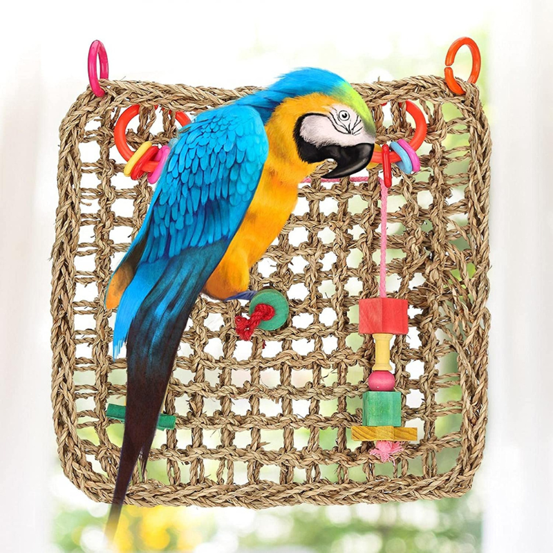 Braid Rope Net Bird Toy