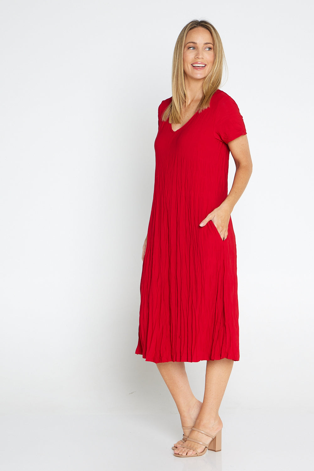 Stella Dress - Red