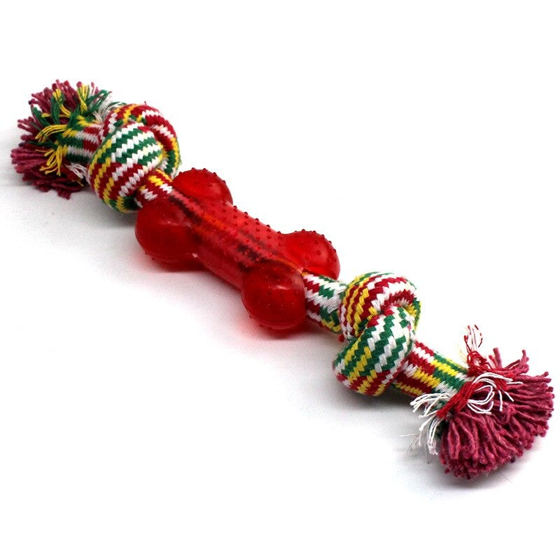 Plastic Short Bone Dog Toy