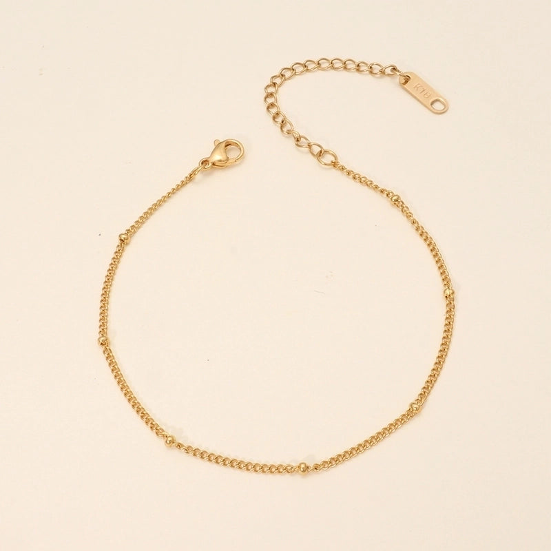 Minimalist Geometric 316L Stainless Steel  18K Gold Plated Bracelets In Bulk