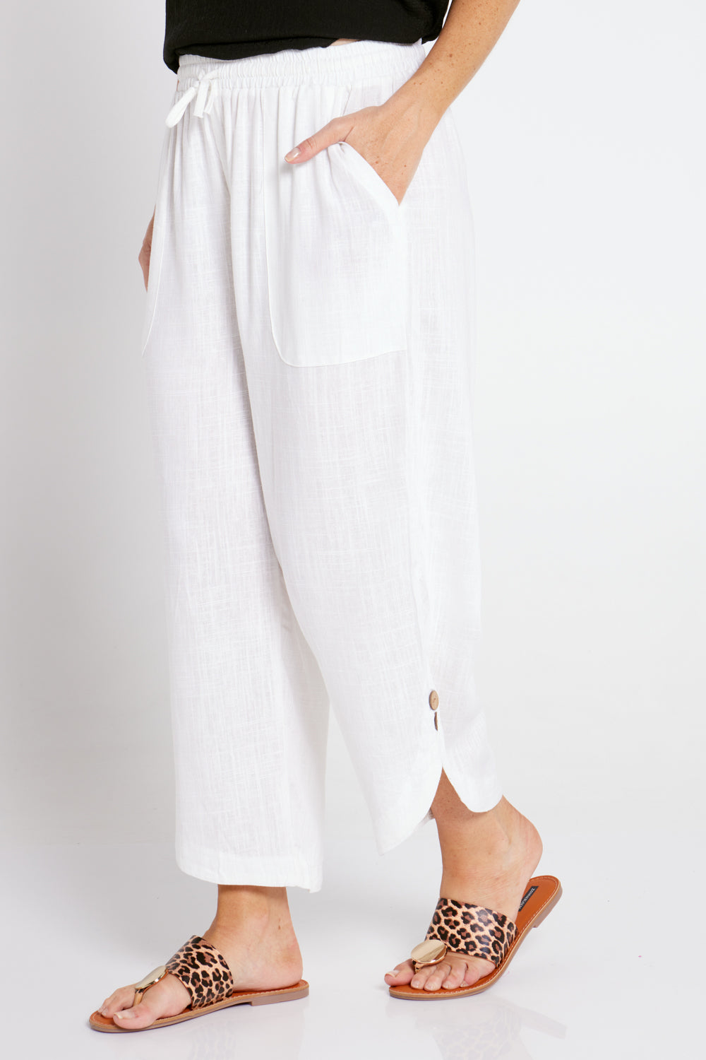 Linen Pants - Ivory