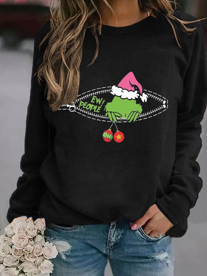 Women'S Christmas Printed Sweatshirt