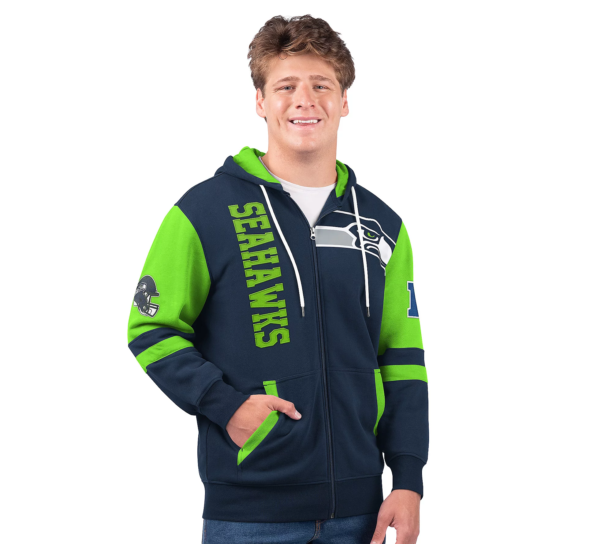 🎁Buy 2 Get 2 Free🏈NFL Full Zip Hooded Sweatshirt