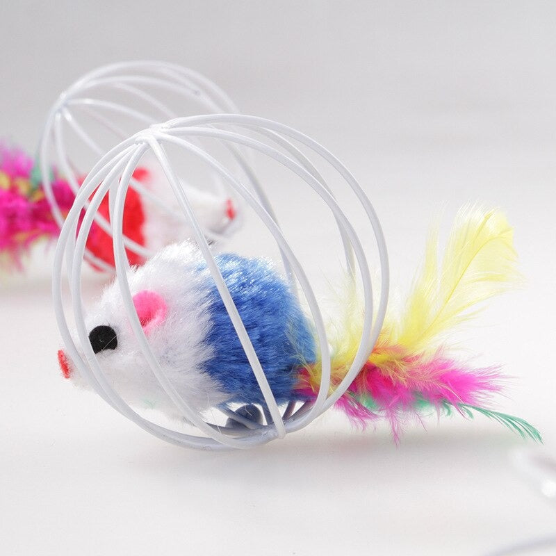 Mice Ball Cage Toy