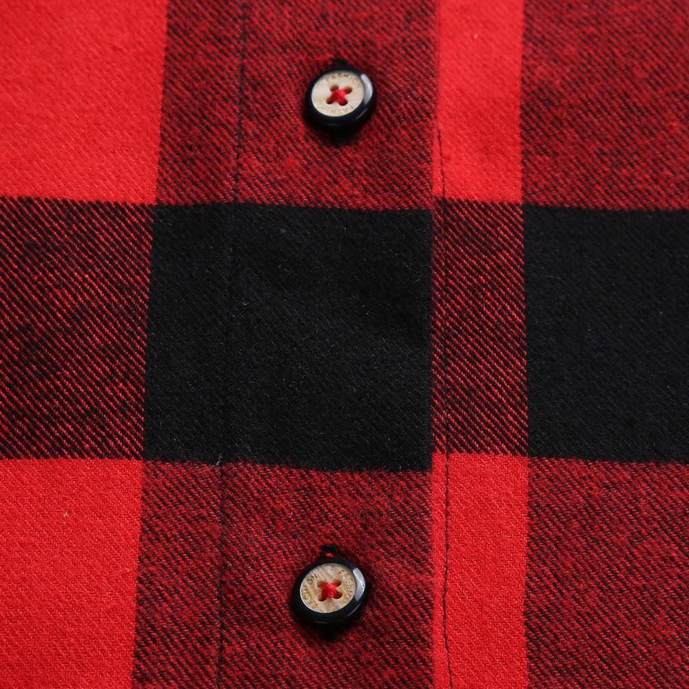 Long Plaid Shirt Dress