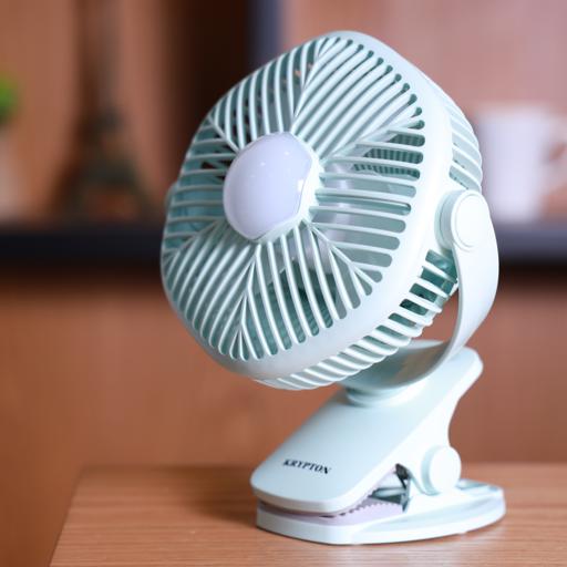 5 inch Rechargeable Powerful Table Fan With LED. Table Fan with Light