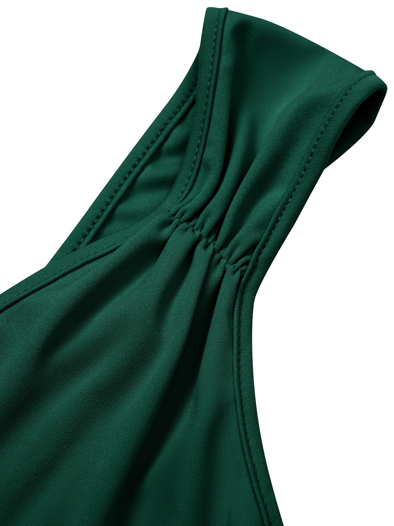 Celebrities Elegant Solid Solid Color V Neck Waist Skirt Dresses