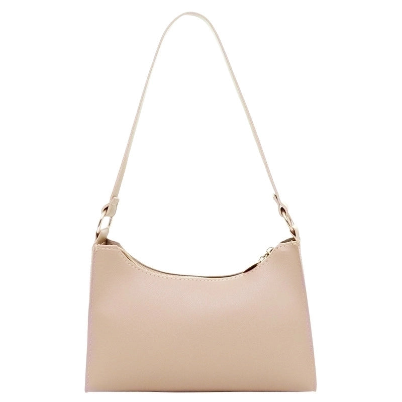Small Pu Leather Baguette Bag