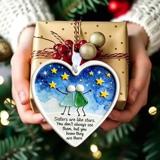 👩🏻‍🤝‍👩🏻Sisterhood Sea Glass Friendship Decor