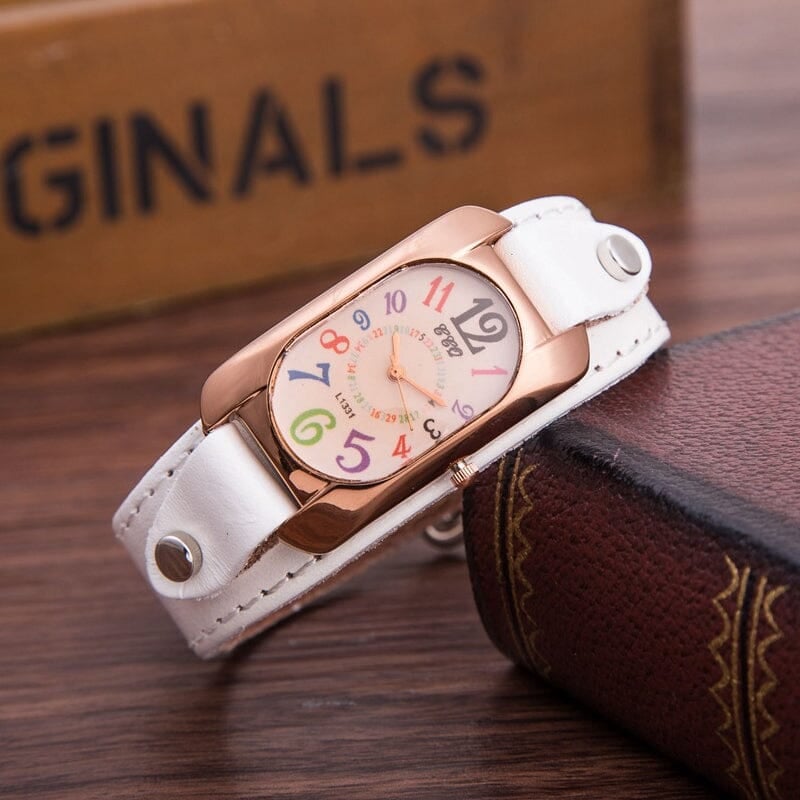 💜Special Gift - Vintage Leather Quartz Stone Women's Watch