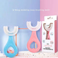 Silicone Baby Toothbrush U Shaped 360 Degree