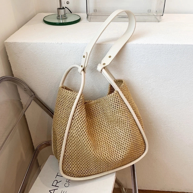 Women's Medium Spring&summer Straw Vacation Straw Bag