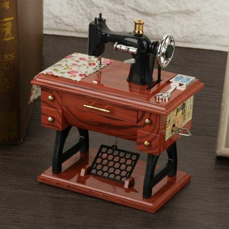 MINI MUSICAL TREADLE SEWING MACHINE