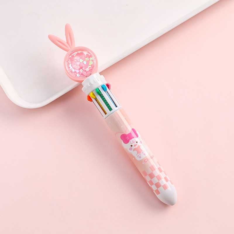 10 Color Cartoon Rabbit Pens🐰