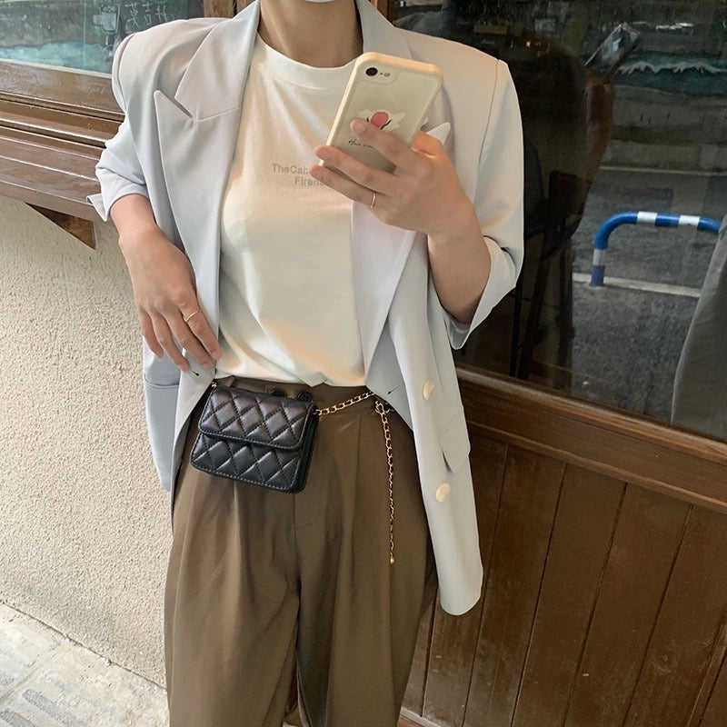 Women's Mini All Seasons Pu Leather Classic Style Shoulder Bag