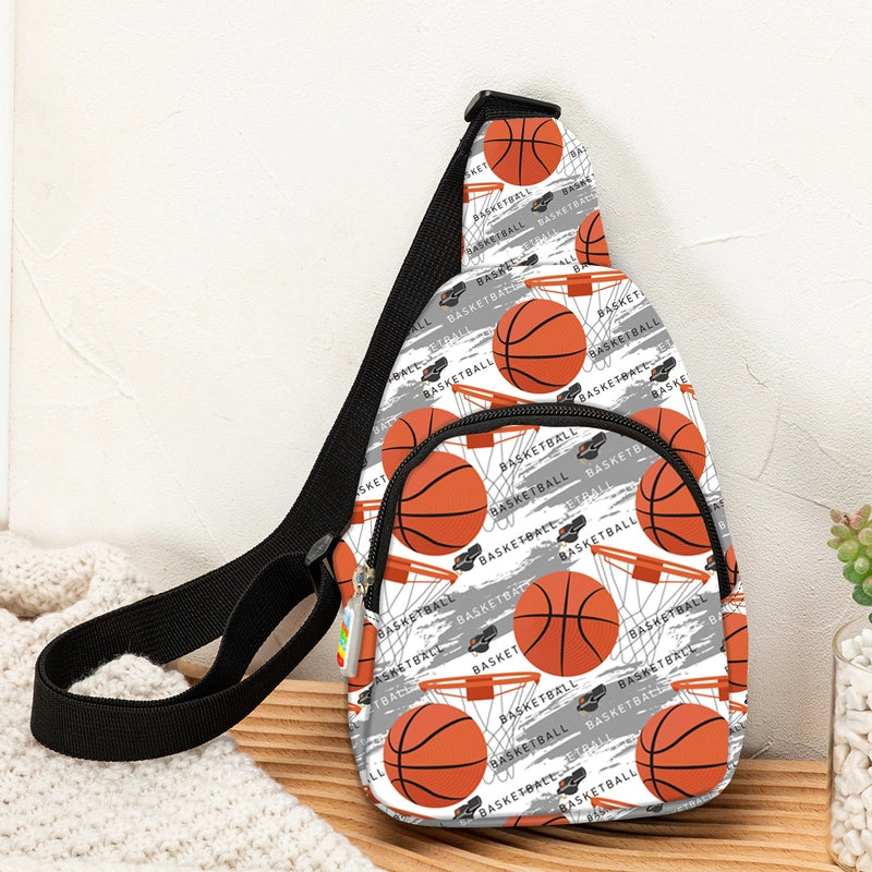 Unisex Medium Oxford Cloth Cartoon Cute Square Zipper Fanny Pack
