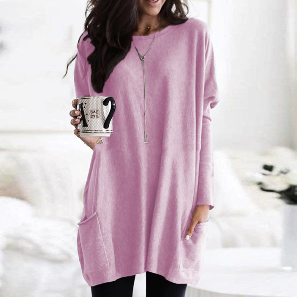 ✨Hot Sale🔥New long sleeve casual pocket t-shirt