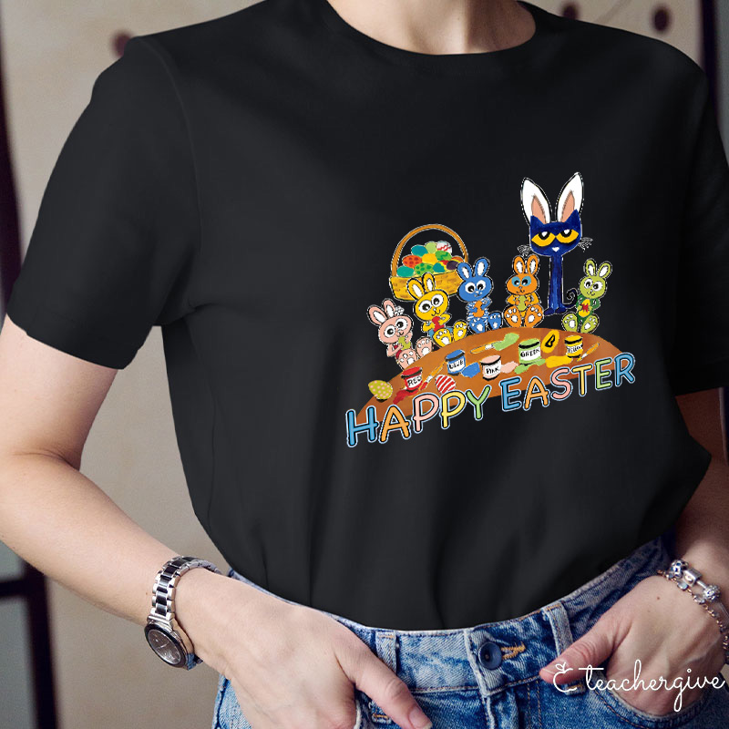 We Wish You A Happy Easter Teacher T-Shirt