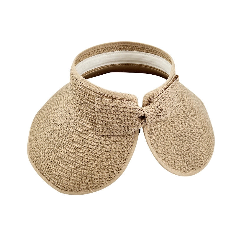 Women's Vacation Solid Color Big Eaves Straw Hat