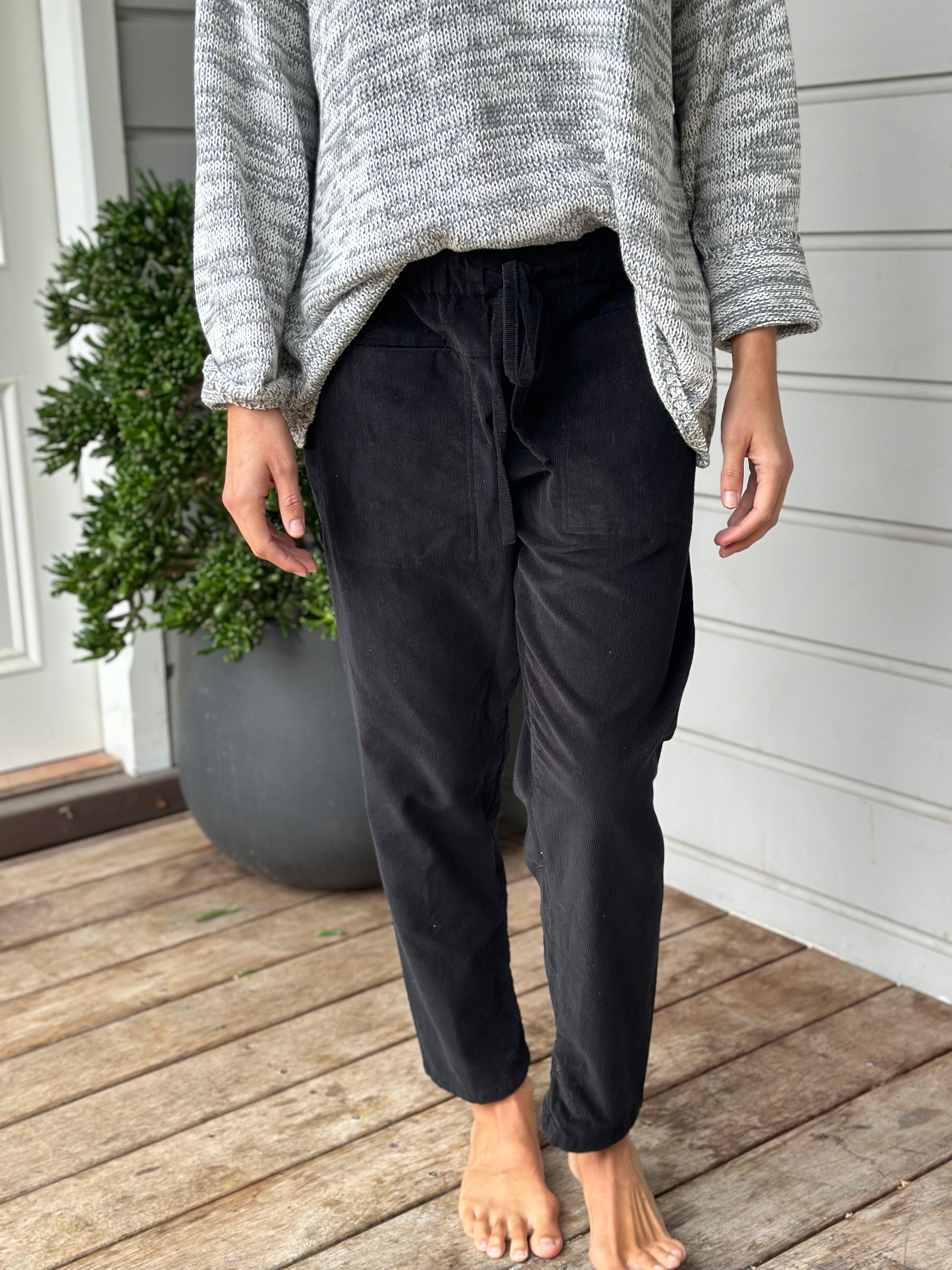 jessie pants - black cord