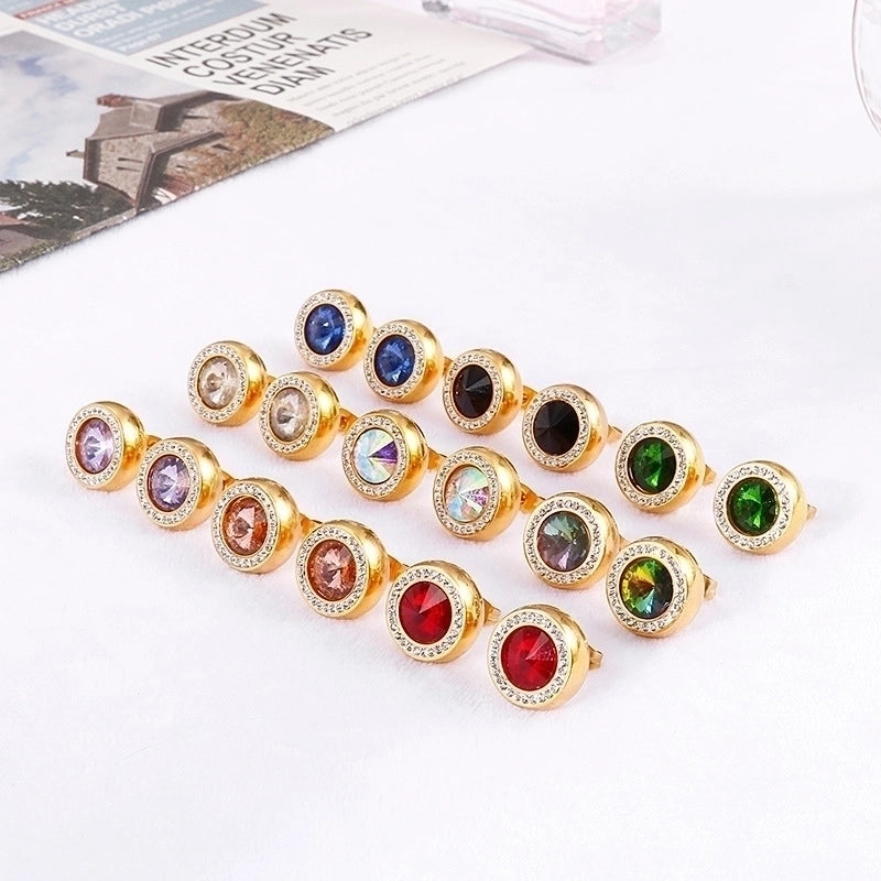 Titanium Steel 18K Gold Plated Fashion Plating Heart Titanium Steel