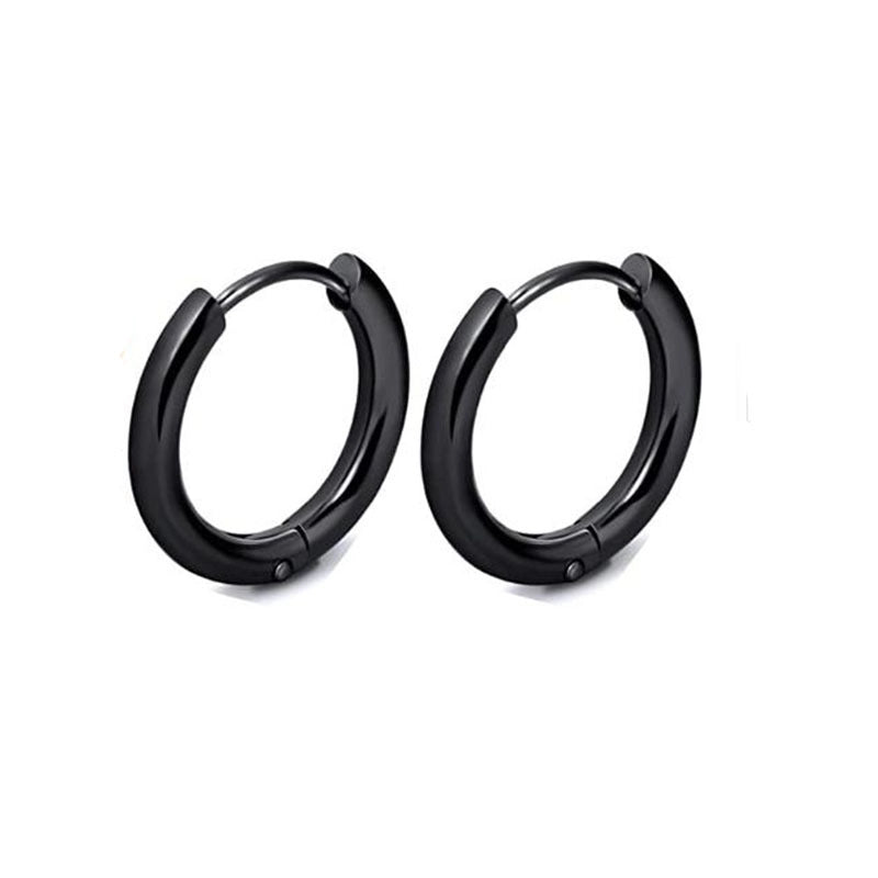 1 Piece Hip-Hop Basic Geometric 330 Stainless Steel Stainless Steel Earrings