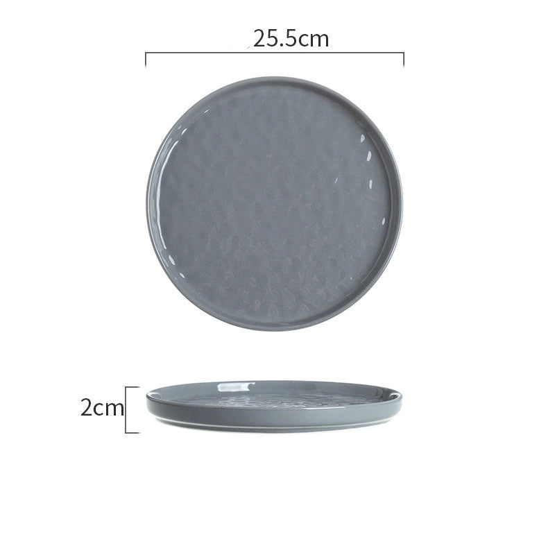 Ceramic Bowl Dish Tableware Household Plate Fish Plate Dish Soup Bowl Rice Bowl Simple Light Luxury Noodle Bowl