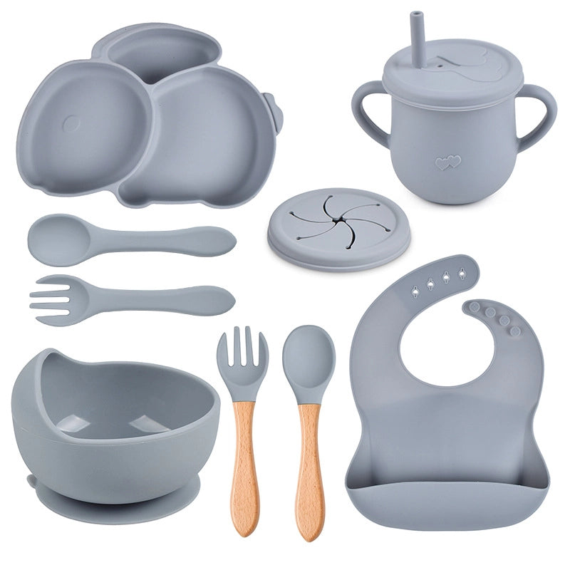 Cute Animal Silica Gel Tableware 1 Piece