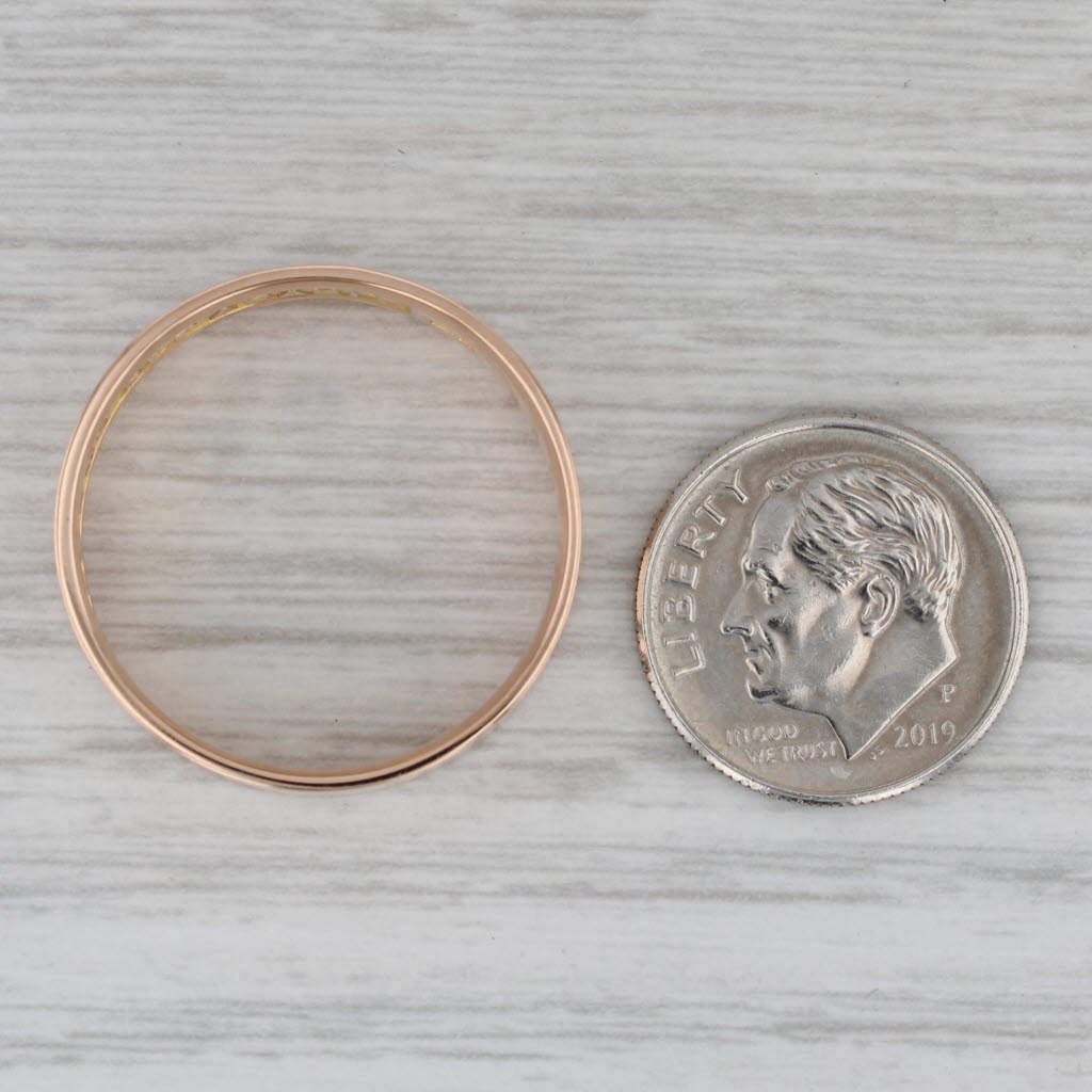 Antique Scottish Rite 14th Degree Ring 14k Rose Gold Band Masonic Size 12