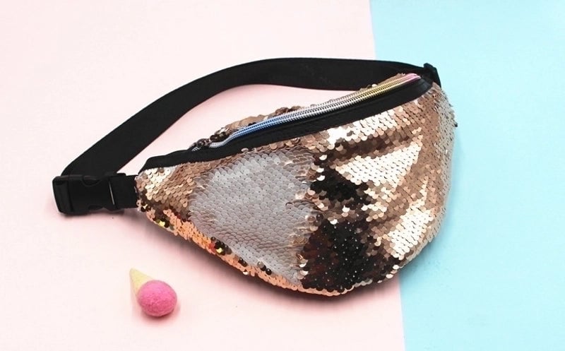 Women's Streetwear Solid Color Pu Leather Polyester Waist Bags