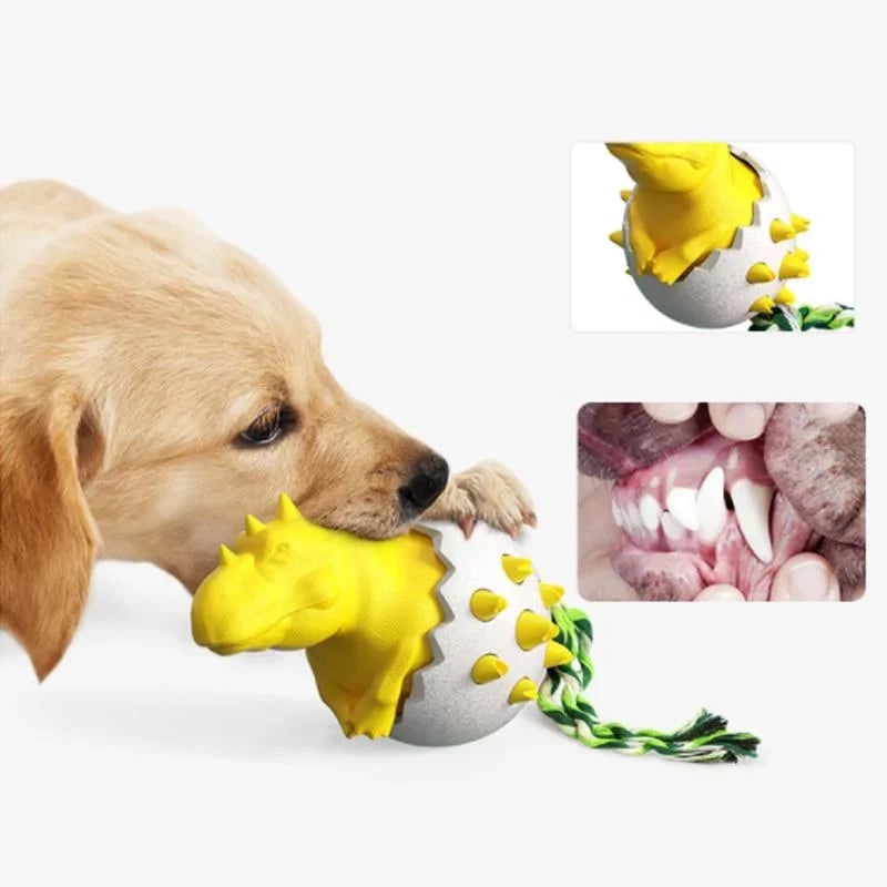 Idearock Dinosaur Eggs Dog Chew Toys