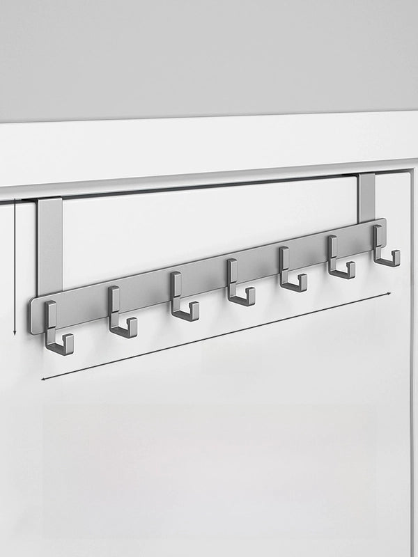 Hook Behind The Door Without Punching Hangers Clothes Storage Rack For Clothes Entry Door Upper Hanging Frame Wall Hanging Clothes Hook Door Back Type
