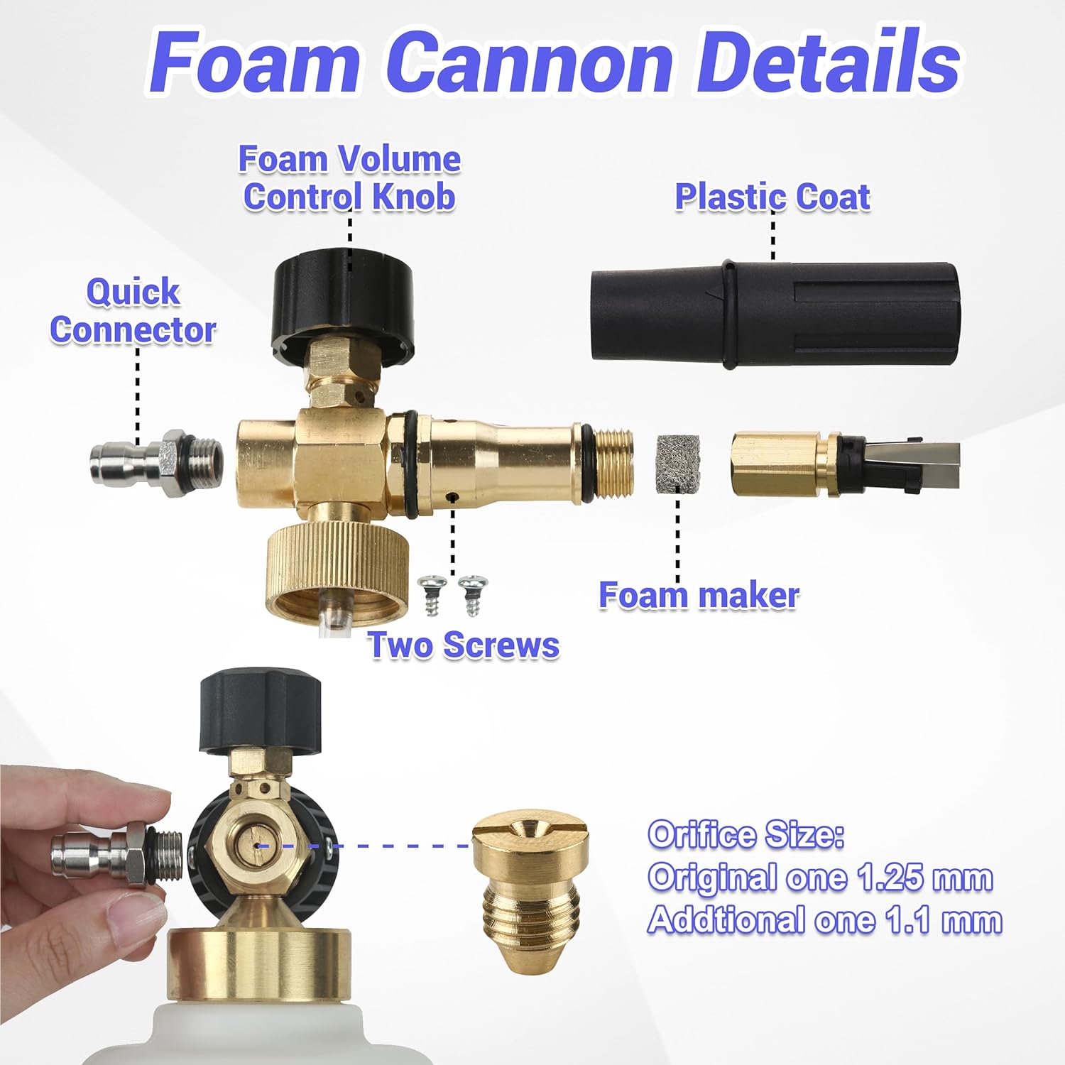Summer Hot Sale Promotion-49% OFF Foam Cannon Dual Connector Accessory