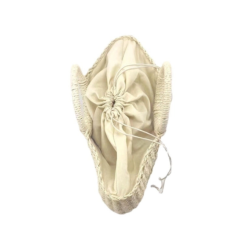 Women's Large Spring&summer Straw Vacation Straw Bag