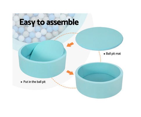 Dog Ball Play Pit in Blue