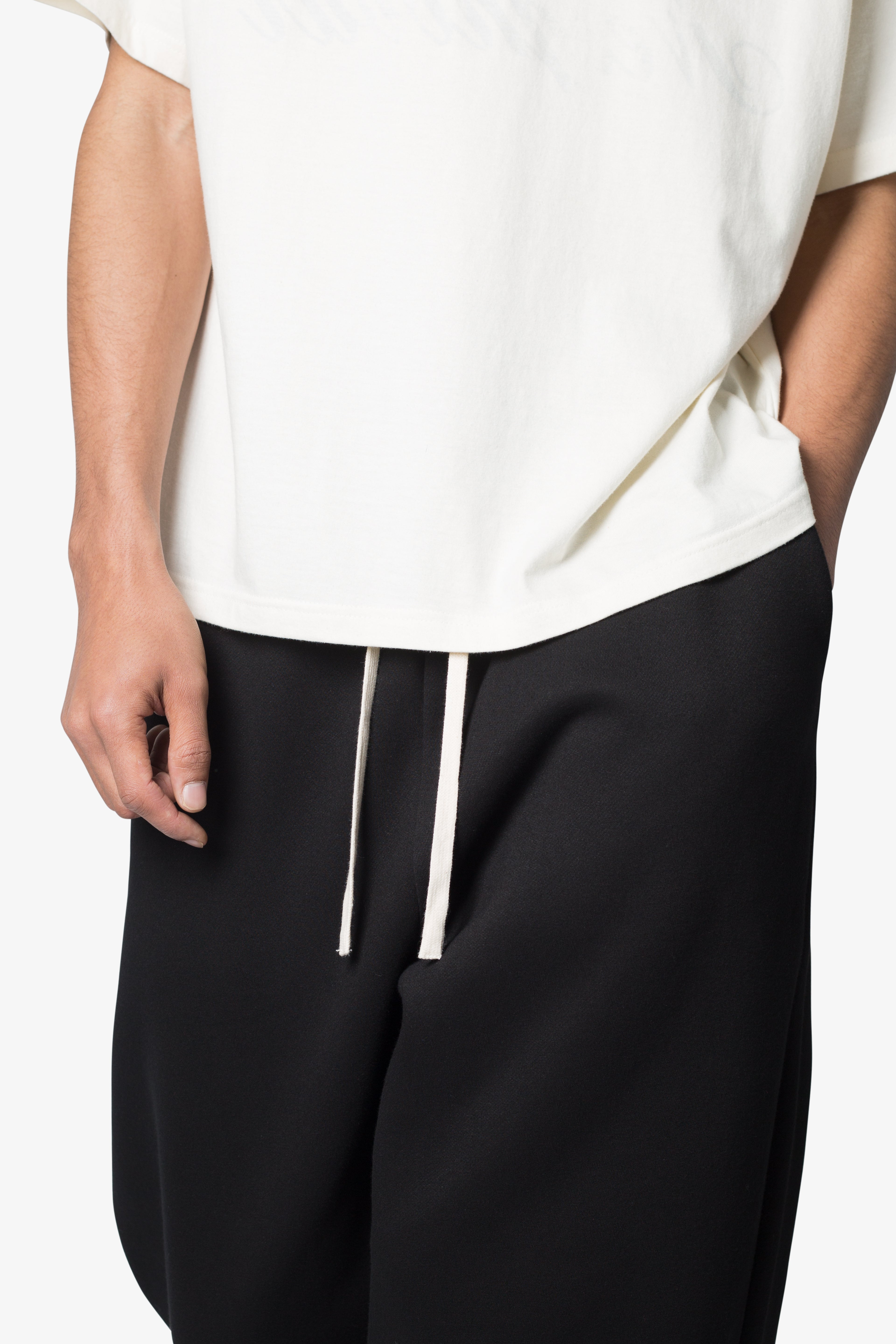 Washed Ultra Baggy Sweatpants - Black