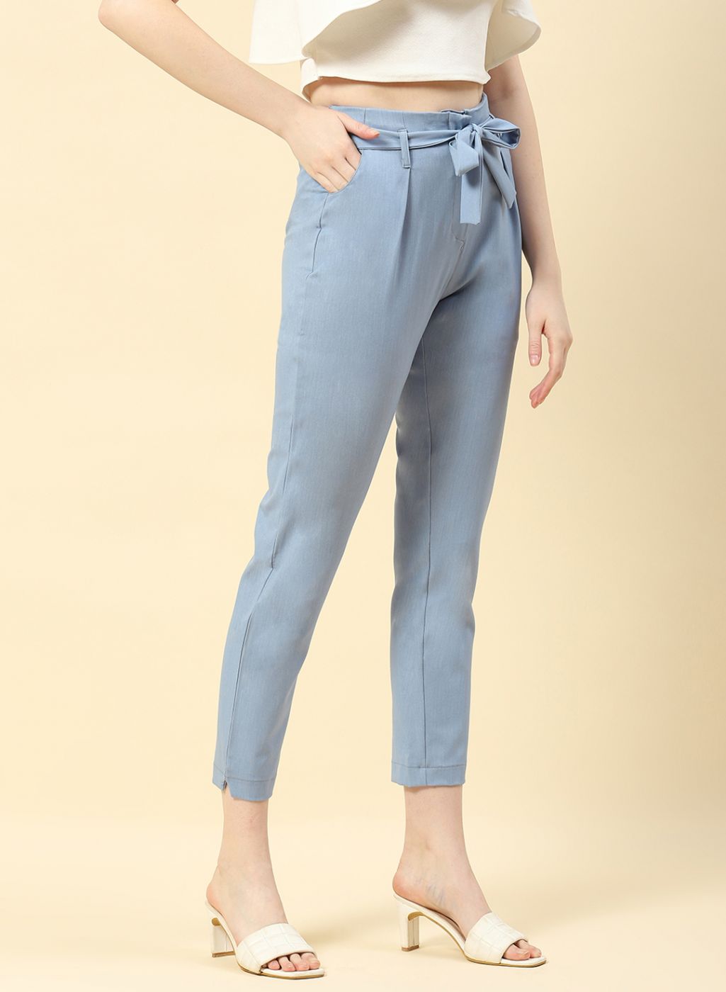 Women Blue Regular Fit Lower