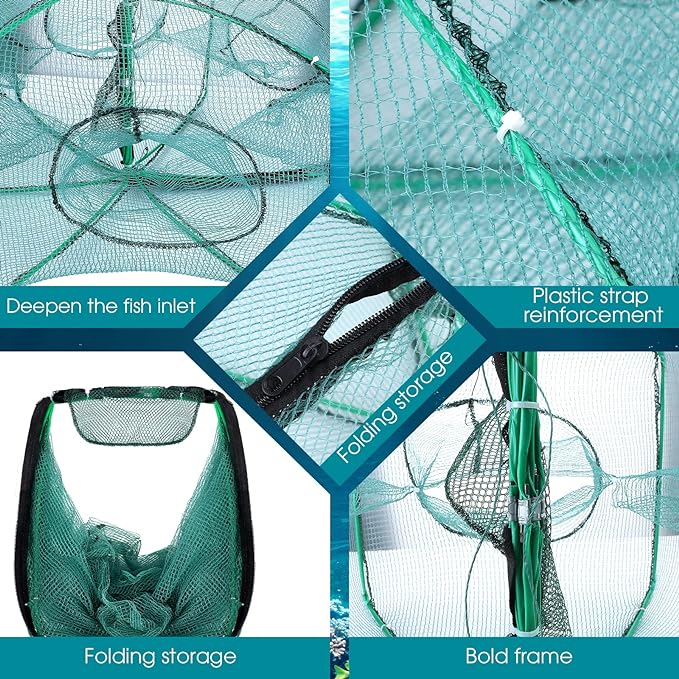 The Magic Foldable Fishing Trap- Buy 2 Free Shipping