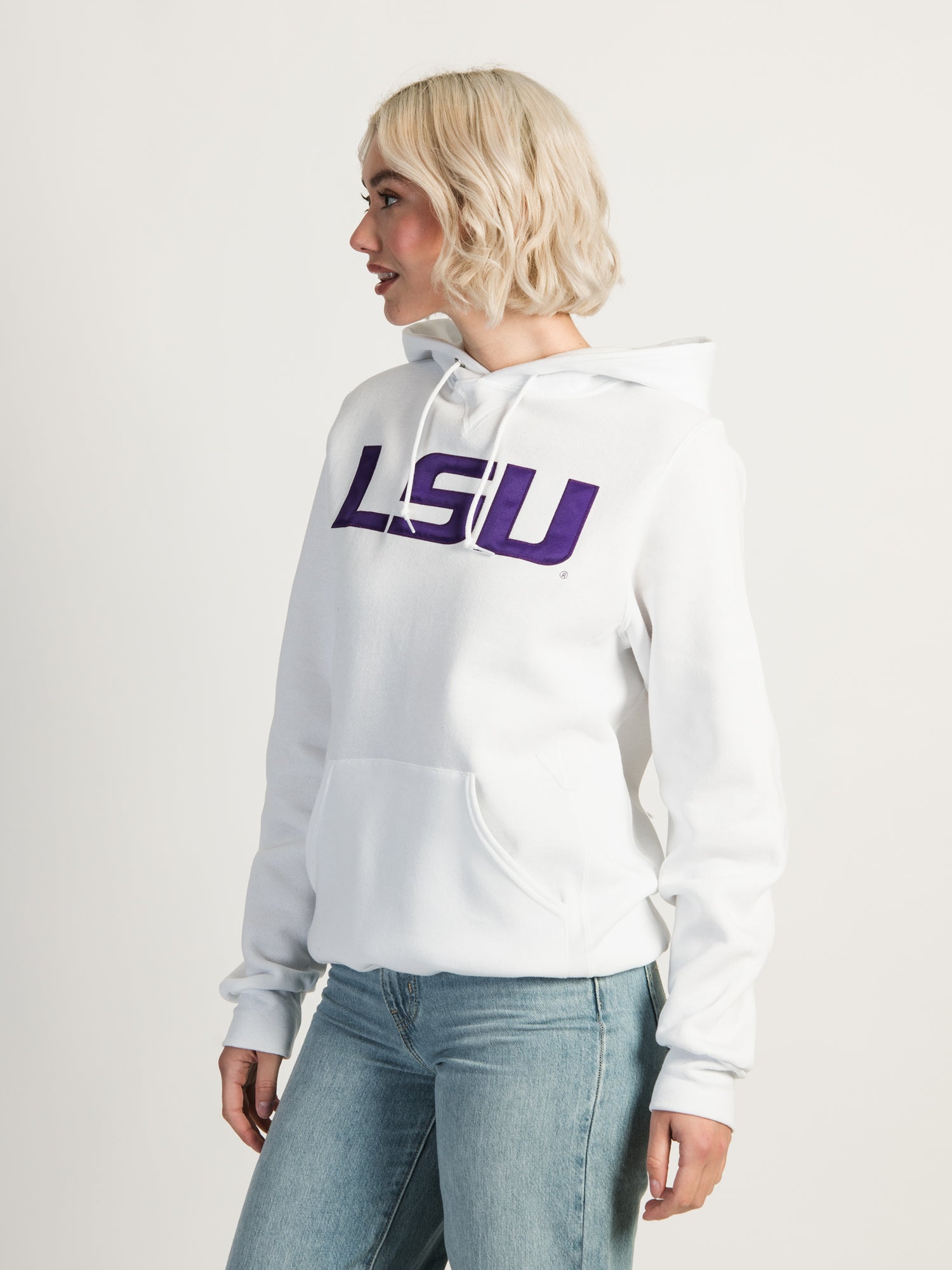 RUSSELL LSU PULLOVER HOODIE