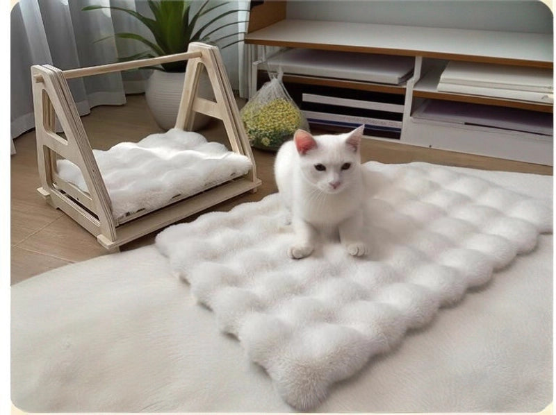 Minimalist Cloth Solid Color Pet Pad