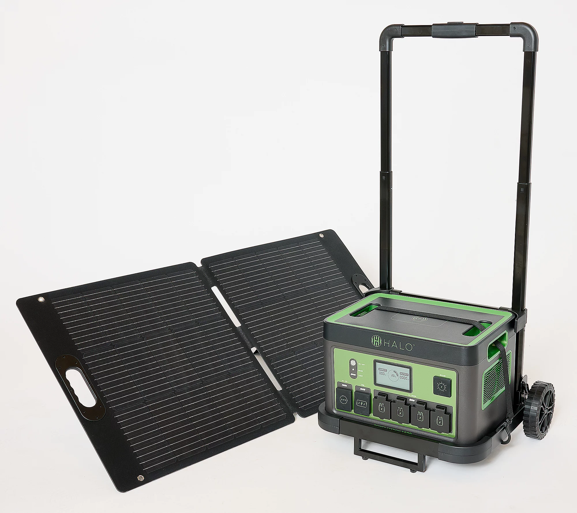 Today's online clearance specials ✨HALO 1600Wh Power Station with 11 Outlets & 100W Solar Panel & Trolley
