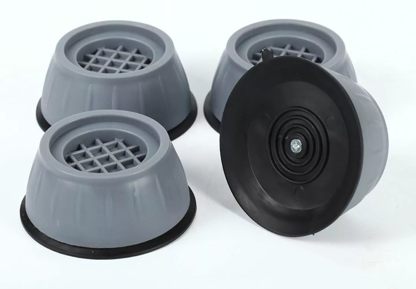 4 PACK WASHING MACHINE ANTI VIBRATION PADS STABILIZER ANTI WALK DRYER PADS