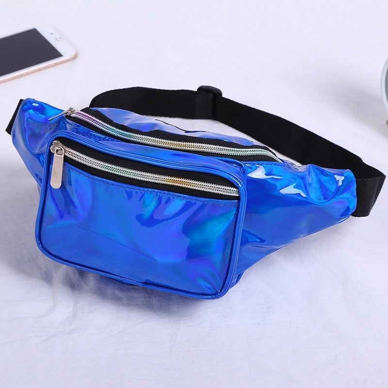 Women's Streetwear Solid Color Pu Leather Waist Bags