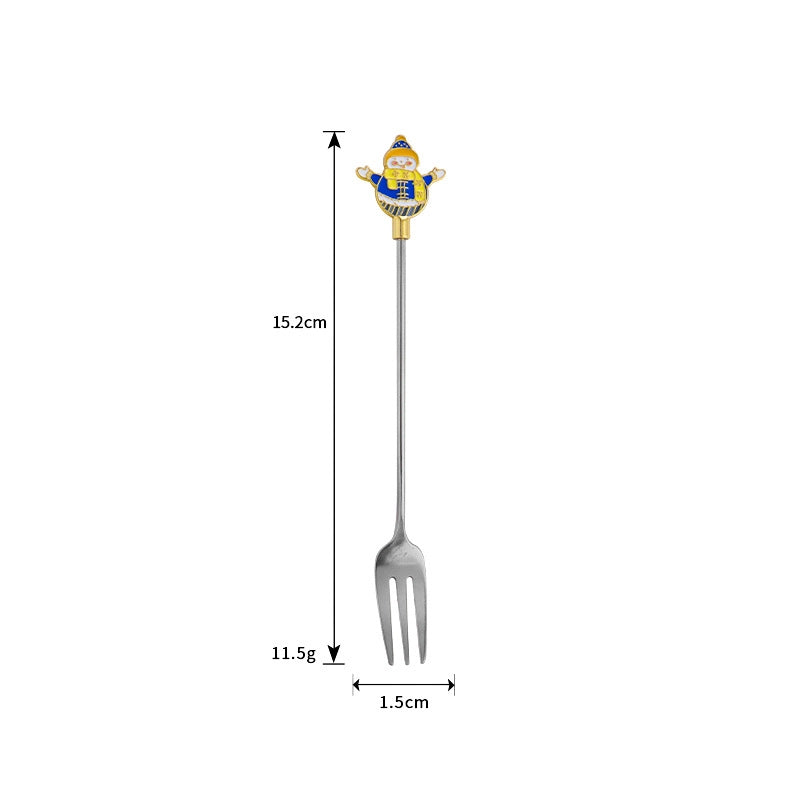 Christmas Fashion Cartoon Stainless Steel Tableware