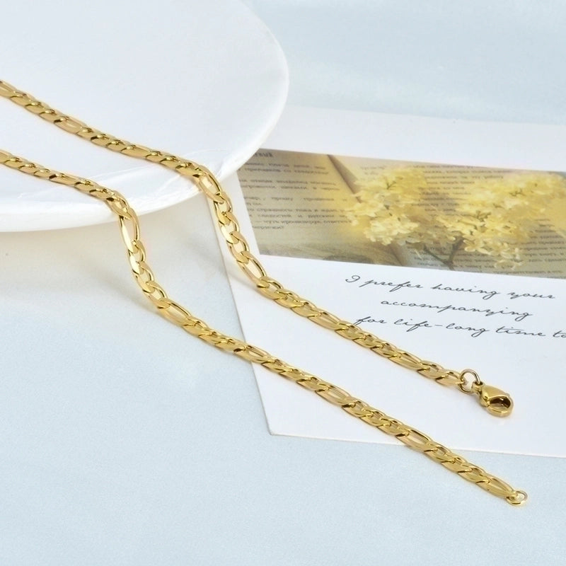 Minimalist Geometric Titanium Steel Plating Necklace