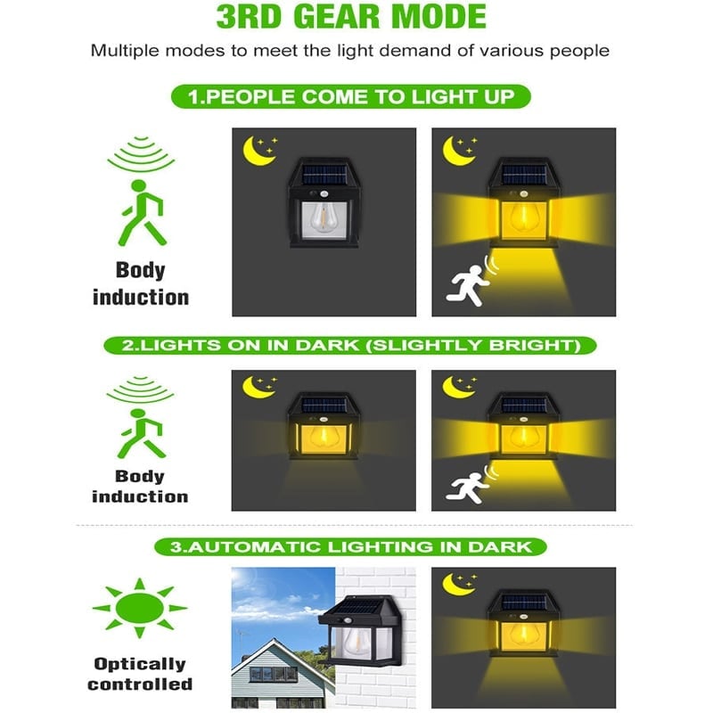 2024 New Outdoor Solar Wall Lamp (Buy 2 Free Shipping)