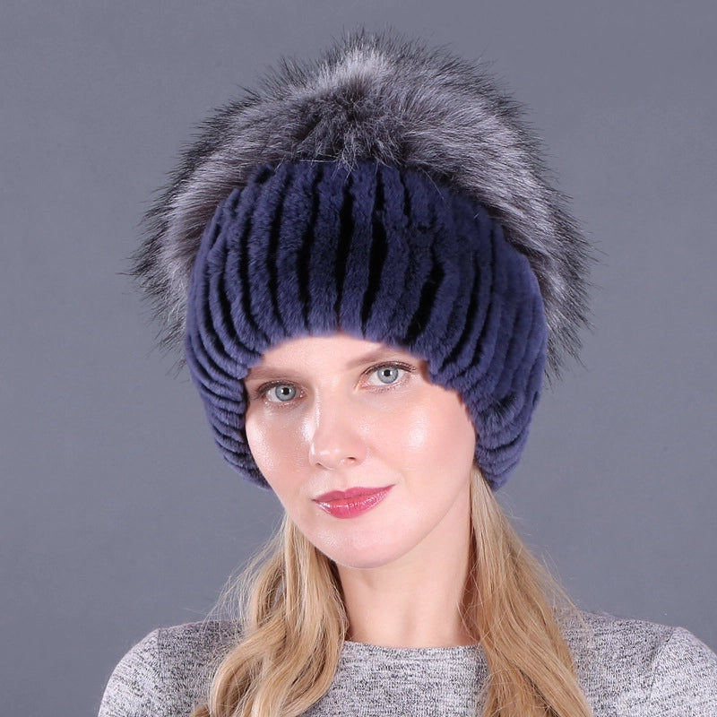 Women's Basic Solid Color Eaveless Wool Cap